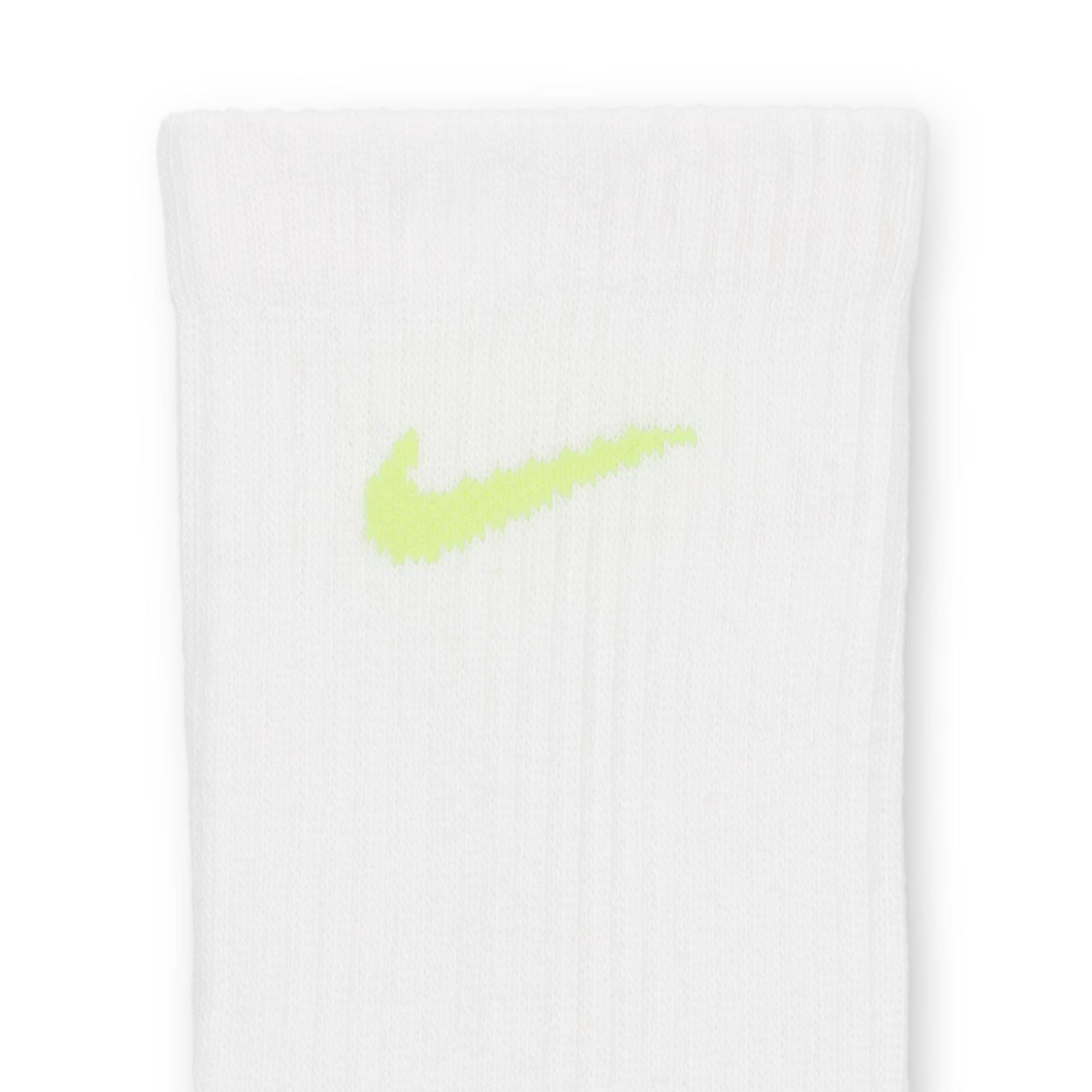 NIKE EVERYDAY PLUS CUSHION CREW 3-PAIRS SOCKS