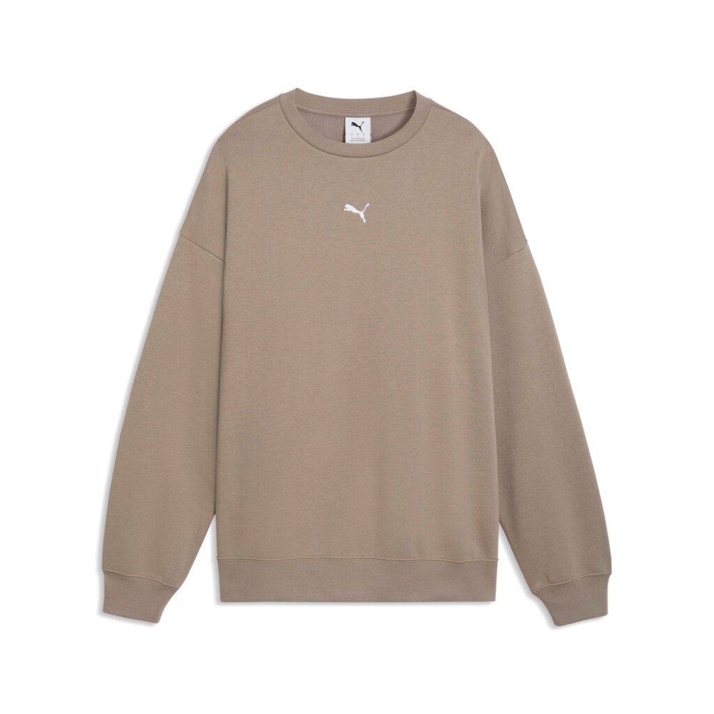 PUMA ESS PUMA LOGO OVERSIZED CREW FL