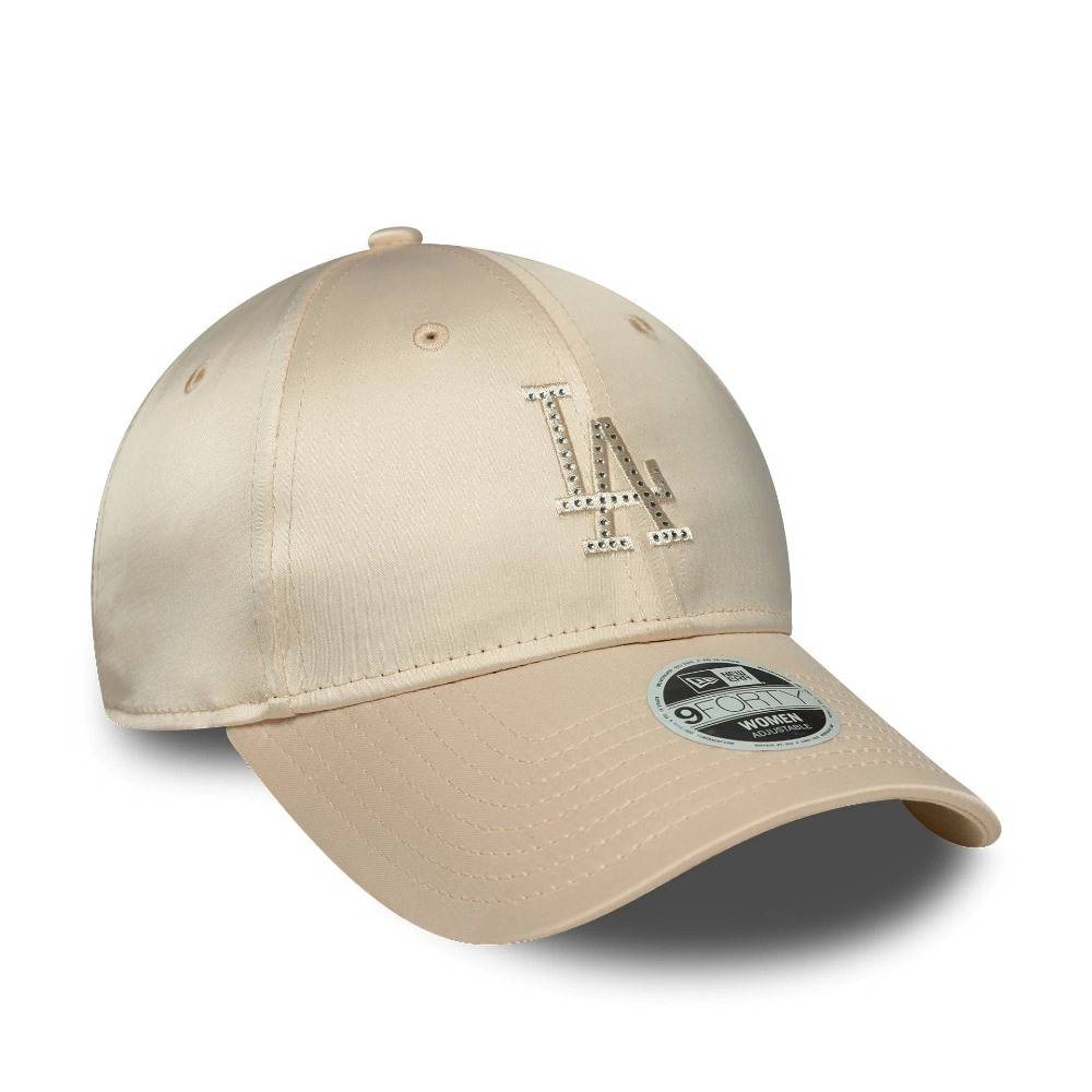 NEW ERA WMNS SATIN RHINESTONE 9FORTY LOS ANGELES DODGERS ADJUSTABLE CAP