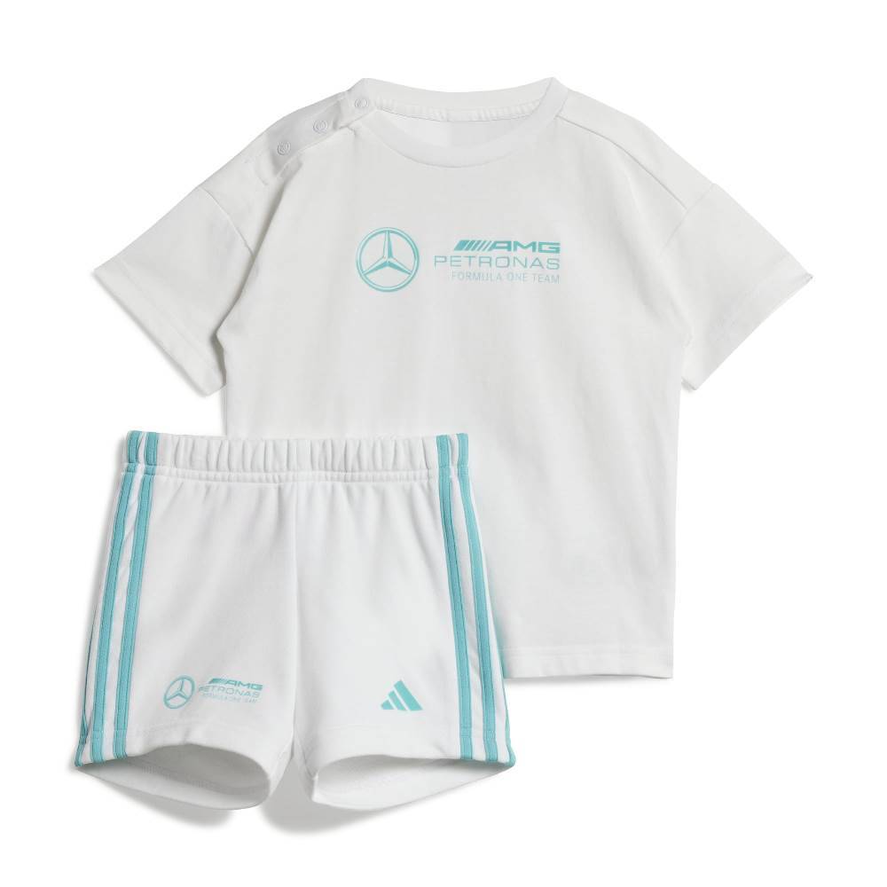 ADIDAS INFANT MERCEDES - AMG PETRONAS FORMULA ONE TEAM DNA JOGGER SHORT SLEEVE