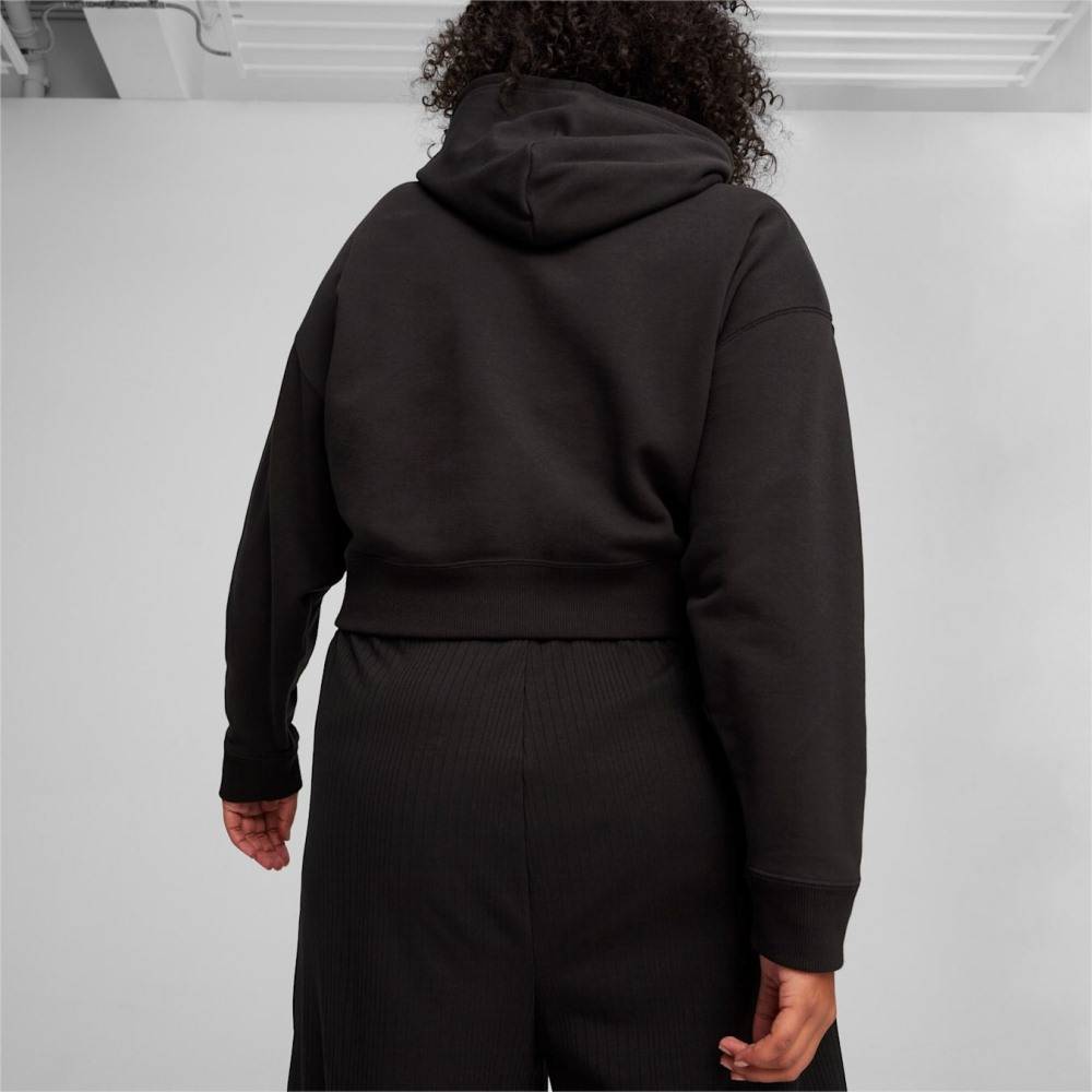 PUMA BETTER CLASSICS CROPPED HOODIE TR
