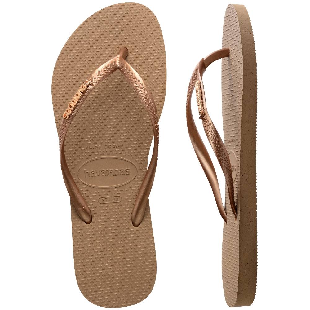 HAVAIANAS SLIM LOGO METALLIC