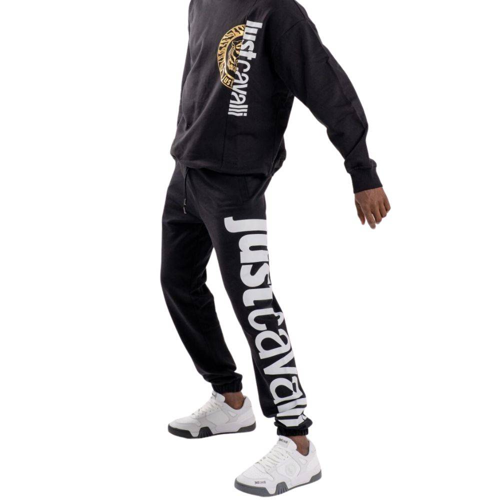 JUST CAVALLI MENS LOGO JOGGERS