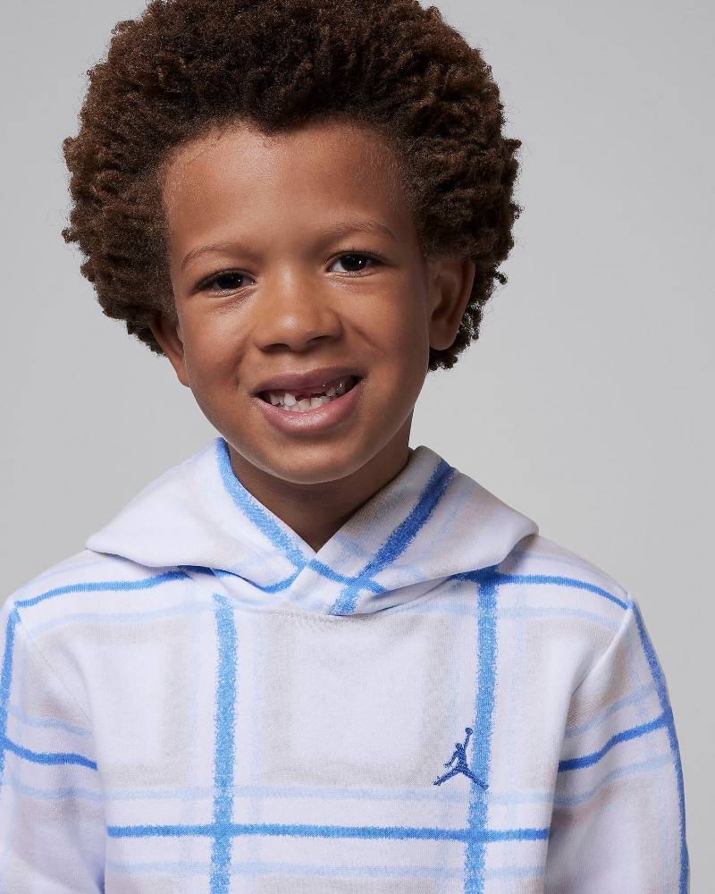 NIKE JORDAN LITTLE KIDS MJ BROOKLYN ESSENTIAL HLDY PULLOVER SET