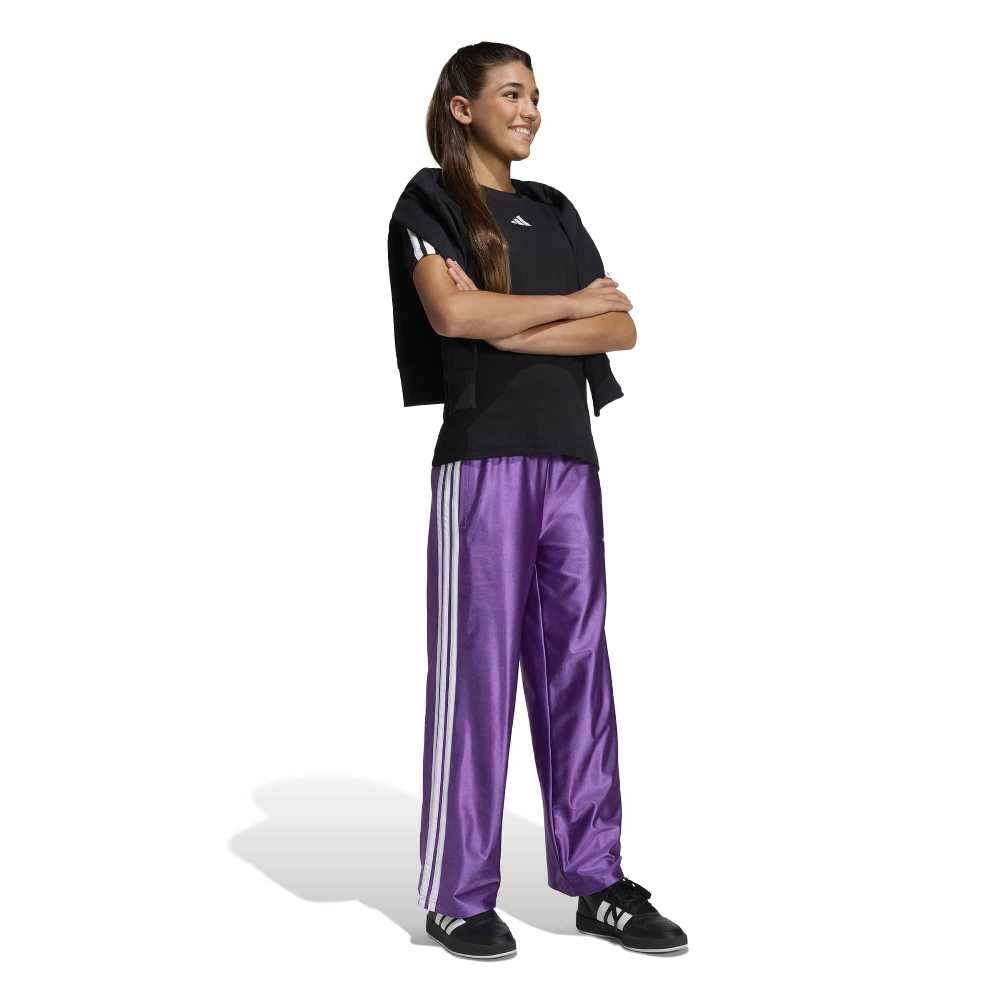 ADIDAS GIRLS SEASONALS GLAM WIDE LEG PANTS