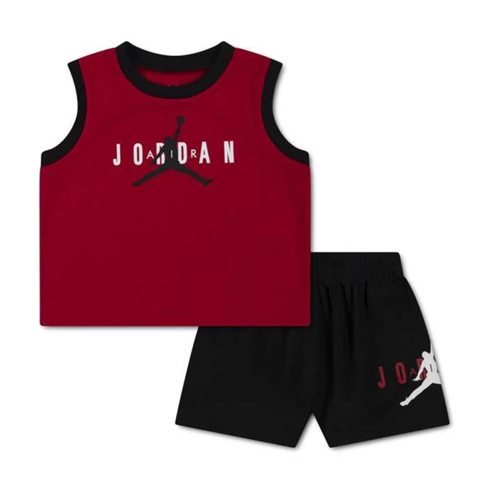NIKE JORDAN LITTLE BOYS JORDAN JERSEY SHORT SET