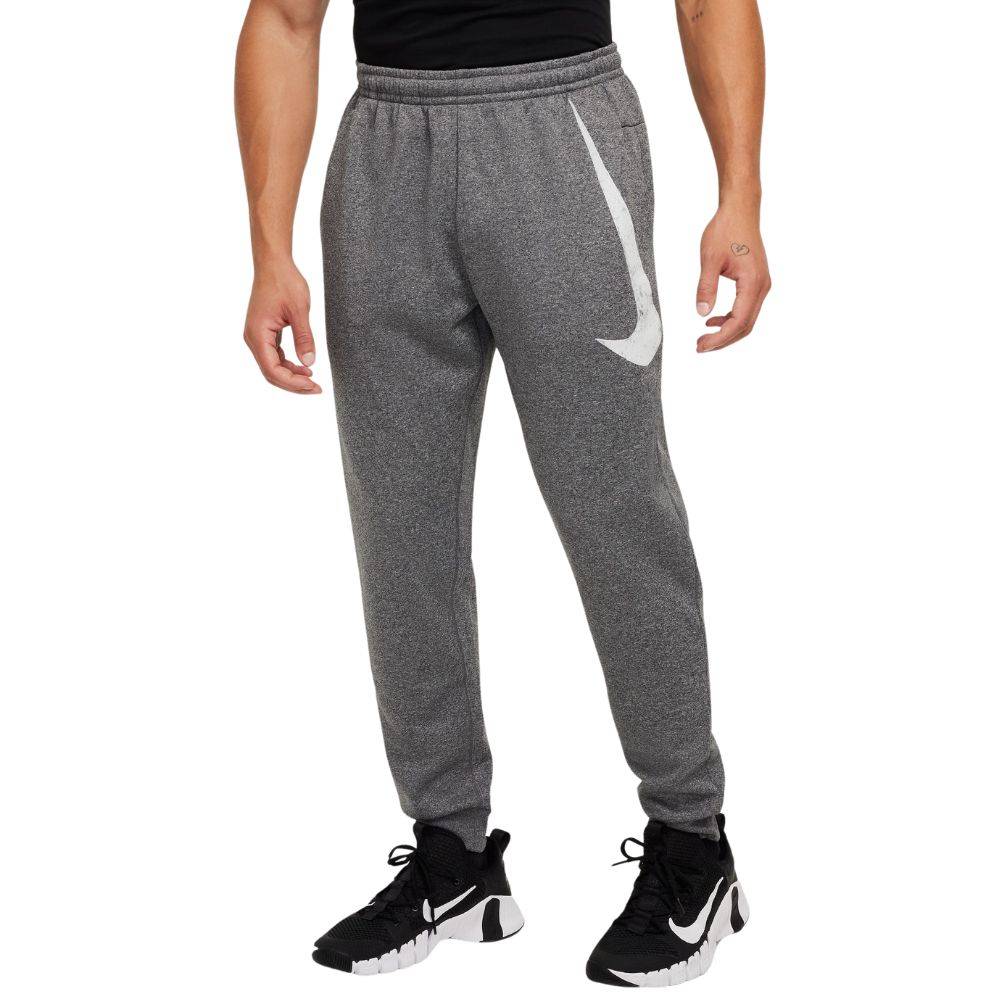 NIKE MENS SWOOSH THERMA-FIT FITNESS TROUSERS