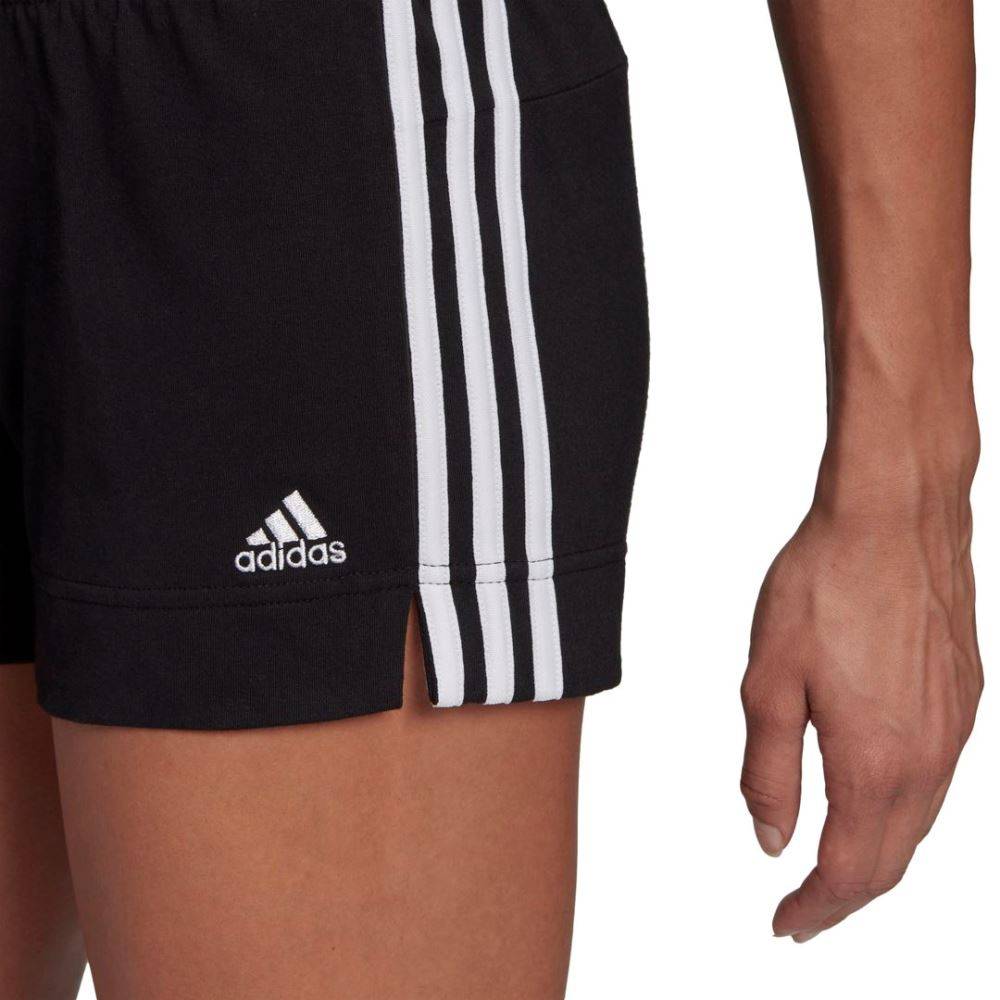 ADIDAS WOMENS ESSENTIALS SLIM 3-STRIPES SHORTS