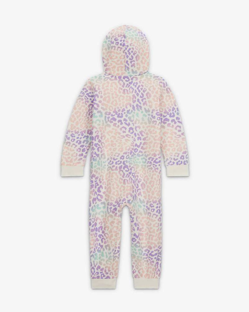 NIKE INFANT FRENCH TERRY ALL-OVER-PRINT COVERALL