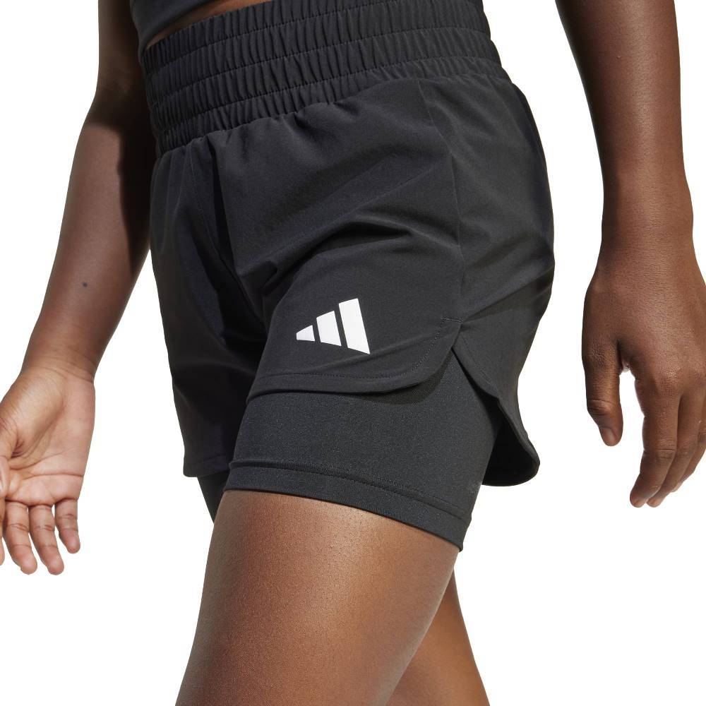 ADIDAS GIRLS ALL SPORTS PACER NXT 2IN1 SHORTS