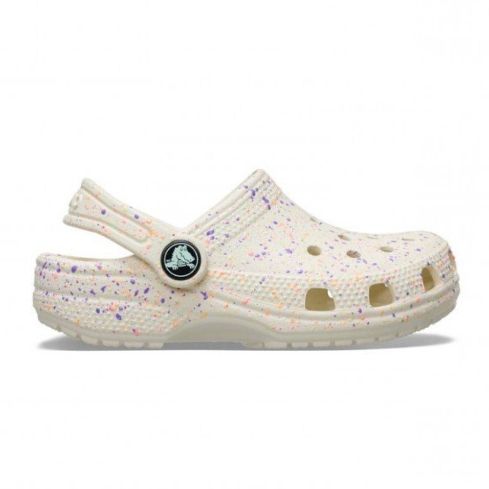 CROCS TODDLER CLASSIC GLOW PAINT SPLATTER CLOG