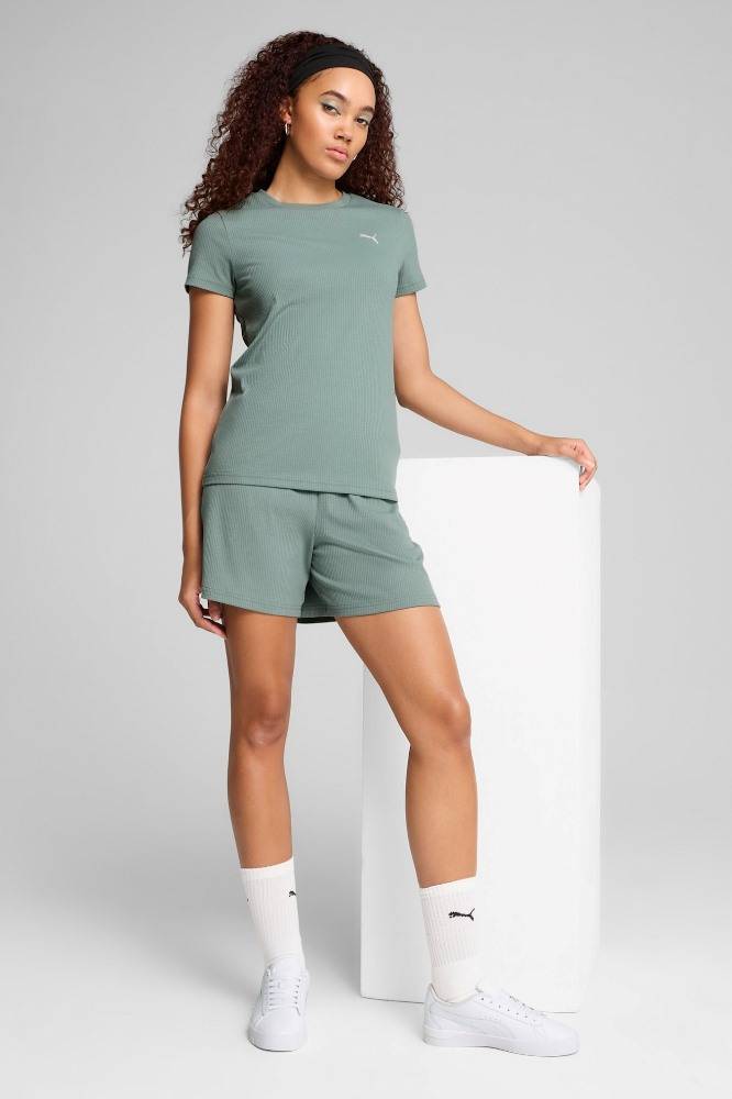 PUMA ESS ELEVATED RIB TEE