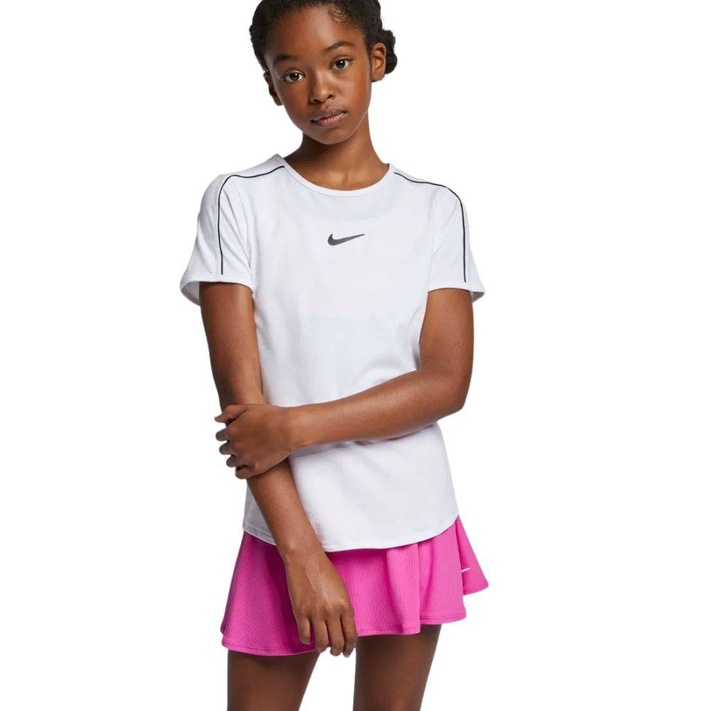 NIKE GIRLS TENNIS COURT DRI-FIT TOP