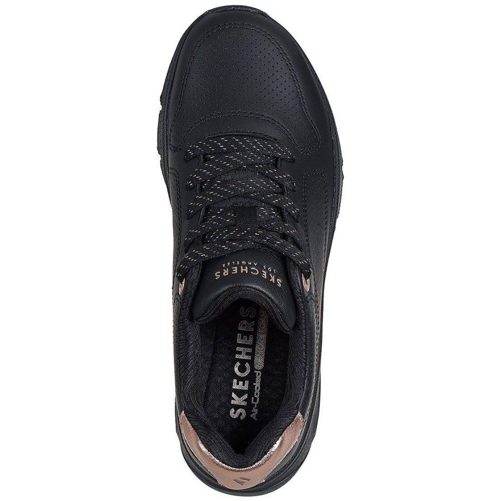 SKECHERS UNO FLEX: METALLIC HEEL WOMENS SHOES
