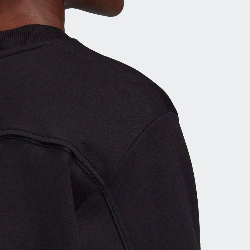 ADIDAS WOMENS PLEATED SWEATSHIRT