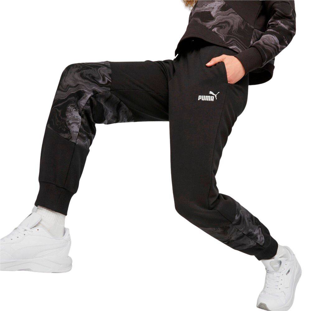 PUMA POWER CAT MARBLEIZED WOMENS SWEATPANTS