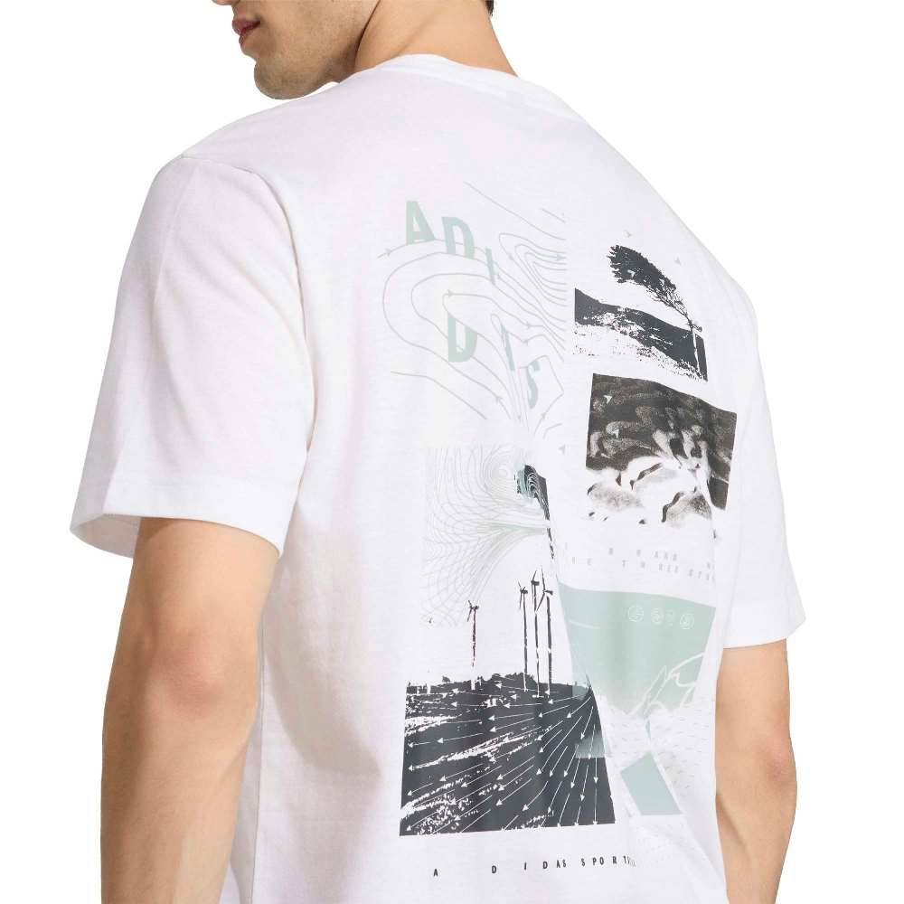 ADIDAS M CLIMACOOL CITY TECH ILLUSTRATION GRAPHIC T-SHIRT
