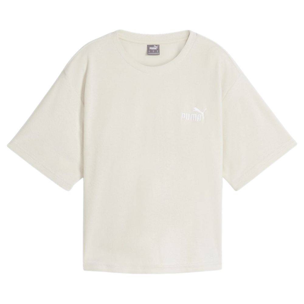 PUMA ESS ELEVATED RELAXED CROPPED TEE
