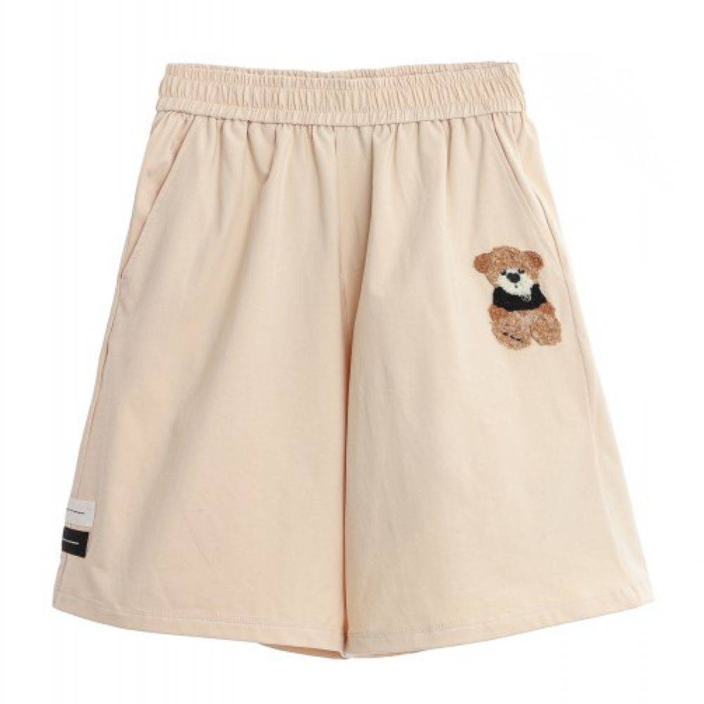 MWM TEDDY BEAR FLOCK PATCH REGULAR FIT SHORTS