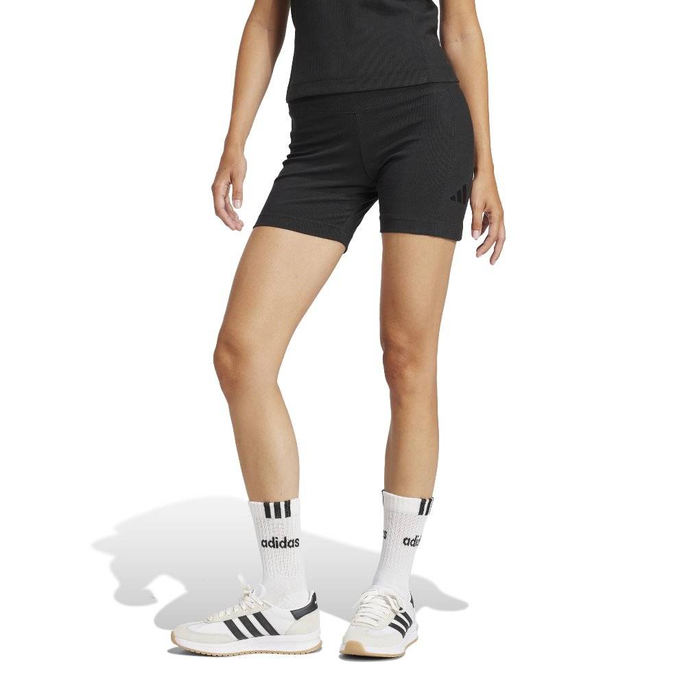 ADIDAS ALL SZN RIB HIGH-WAISTED BIKE SHORTS