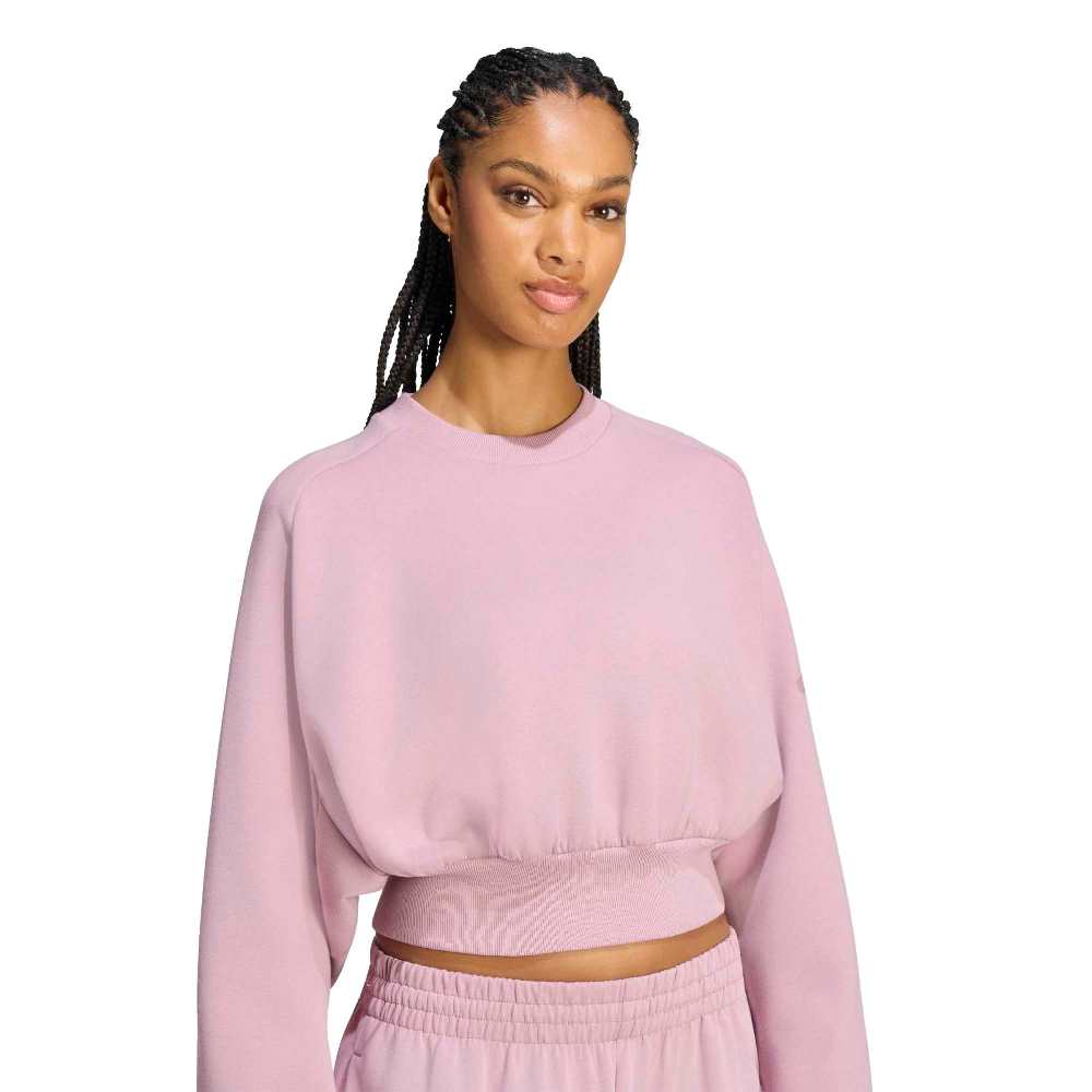 ADIDAS SOFT LUX CREW SWEATSHIRT