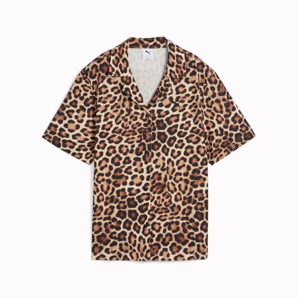 PUMA LEO LUXE RELAXED AOP SHIRT WV