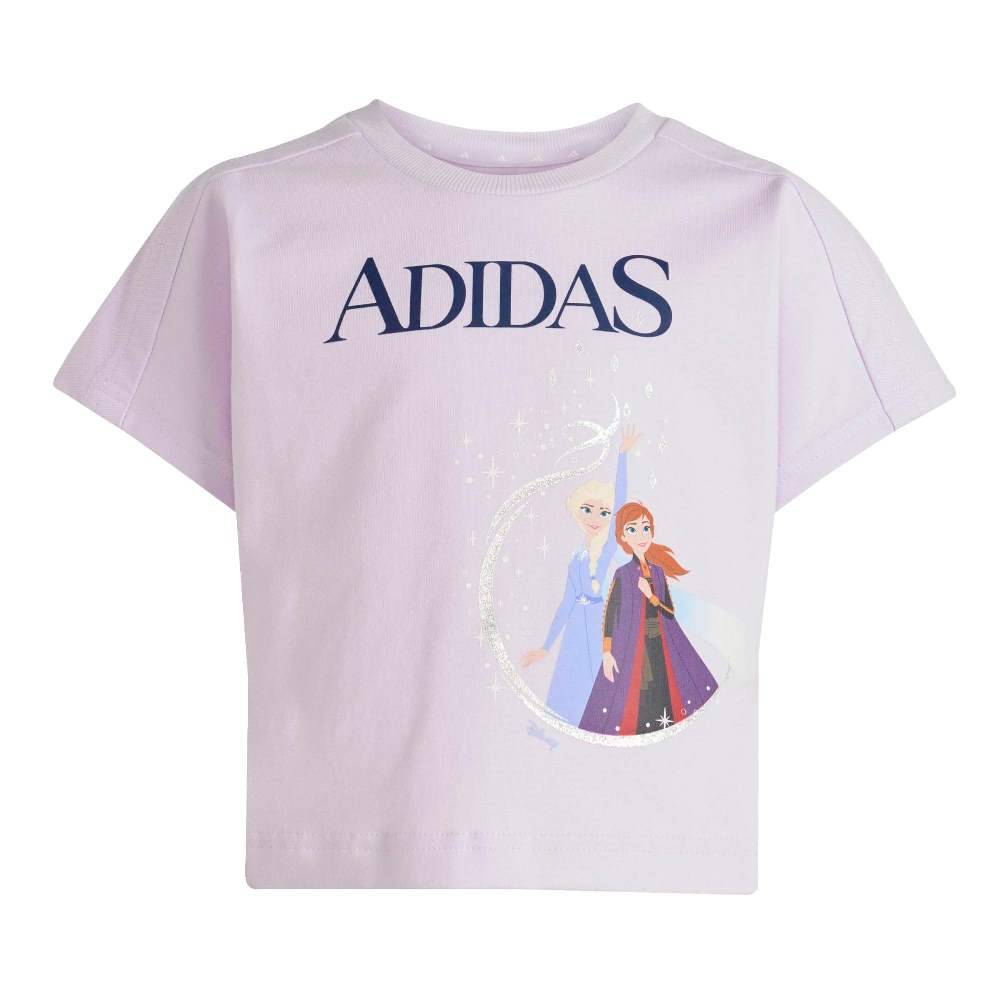 ADIDAS LITTLE GIRLS DISNEY FROZEN T-SHIRT SET