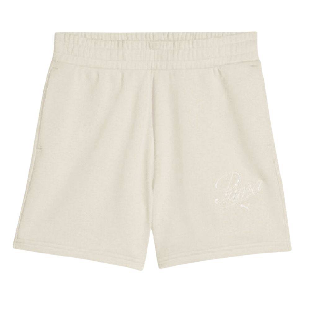 PUMA ESS SCRIPT HIGH-WAIST SHORTS 5