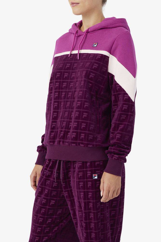 FILA LORRI VELOUR WOMENS SWEATER