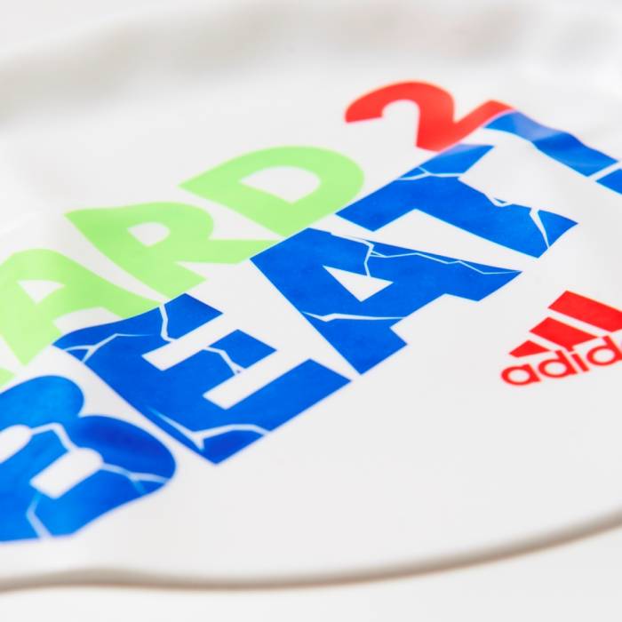 ADIDAS SLOGAN SWIMMING CAP
