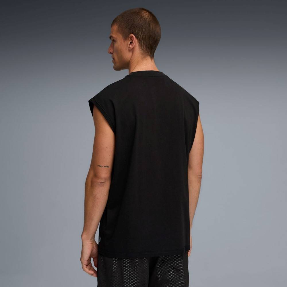 PUMA SWISH N' INK CUT OFF TEE