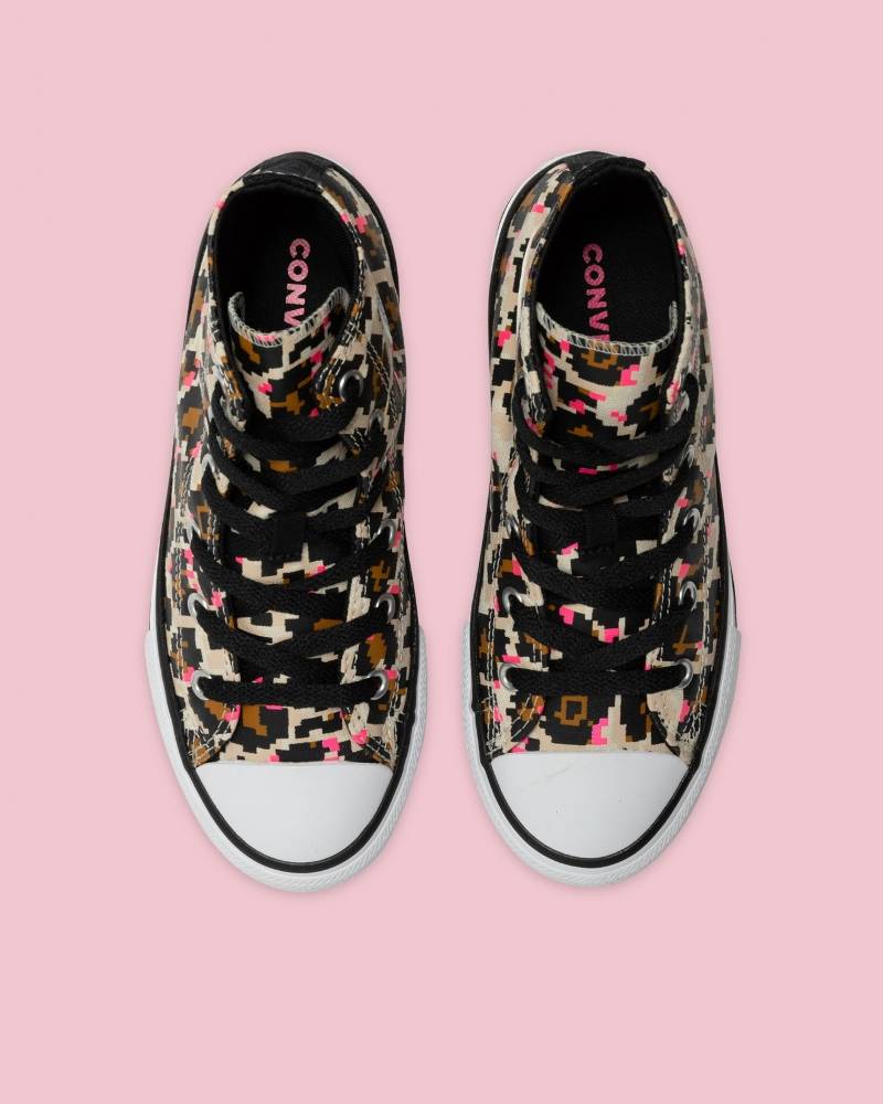 CONVERSE PIXELATED LEOPARD PRINT JUNIOR