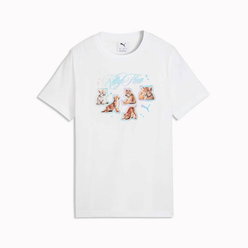 PUMA GRAPHIC KITTY STICKER TEE G