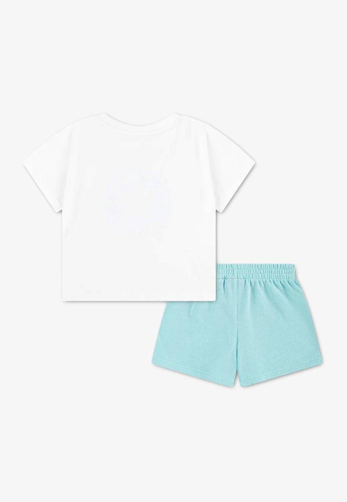 CONVERSE CNVG FLORAL TEE & SHORT SET