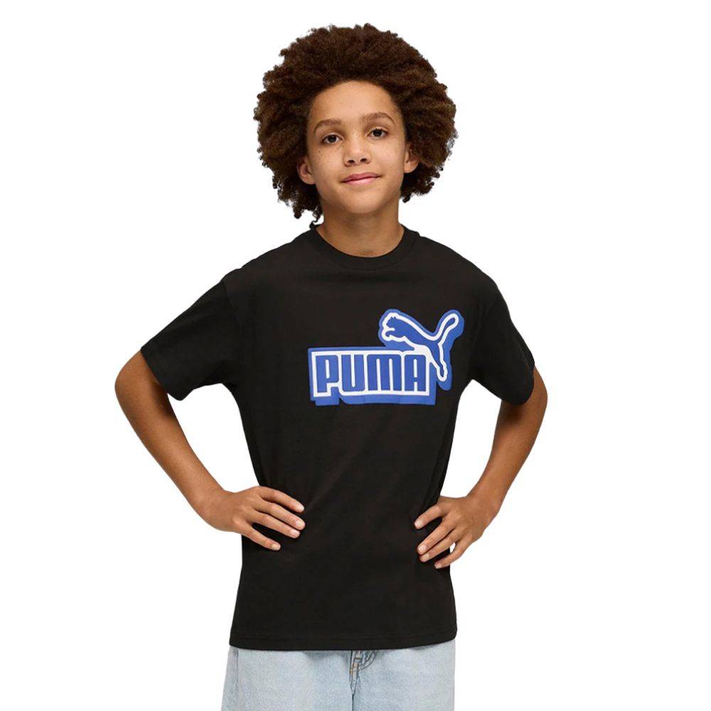 PUMA ESS LOGO LAB RELAXED FRONT GRAPHIC TEE B