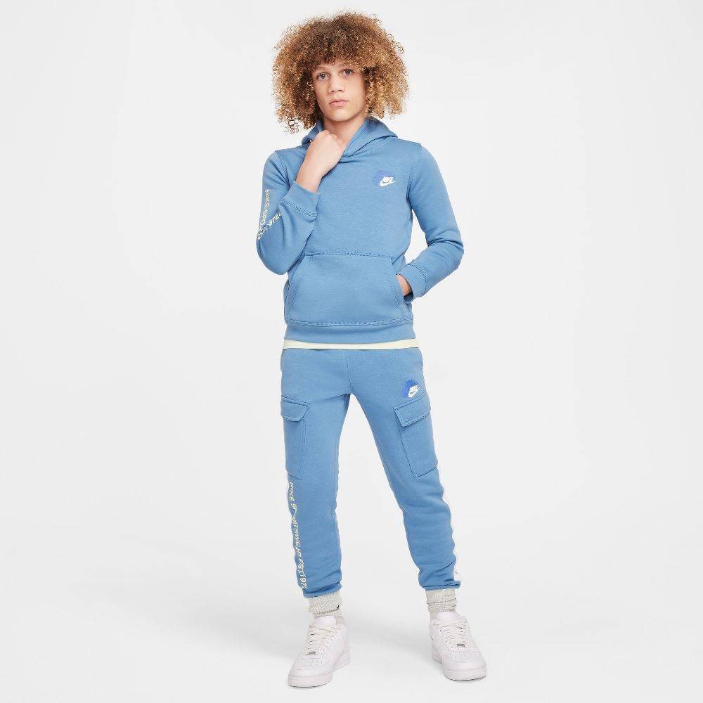 NIKE KIDS STANDARD ISSUE FLEECE PULLOVER HOODIE
