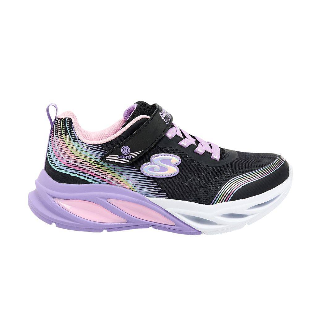 SKECHERS COSMIC GLOW: RAINBOW BEAM GIRLS SHOES