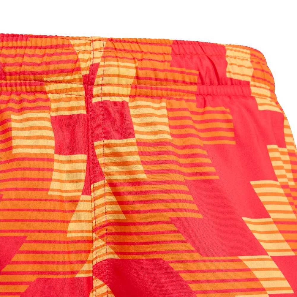 ADIDAS BOYS FOOTBALL-INSPIRED GRAPHIC SWIM SHORTS