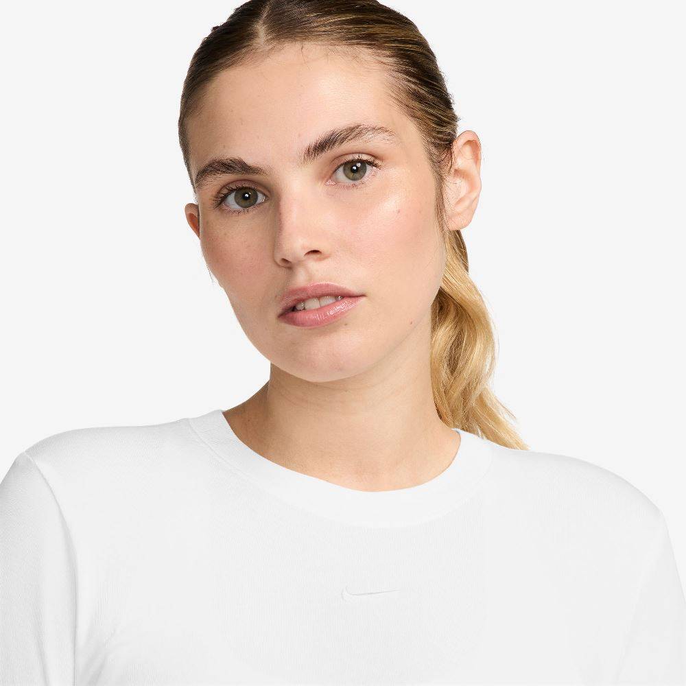 NIKE NSW WOMENS CHILL KNIT LONG-SLEEVE CROPPED TOP