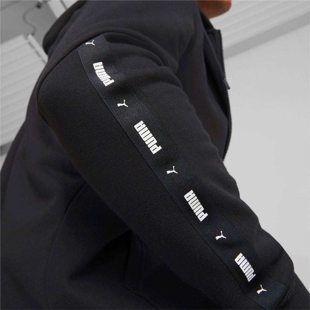 PUMA ESSENTIALS TAPE FULL-ZIP HOODIE
