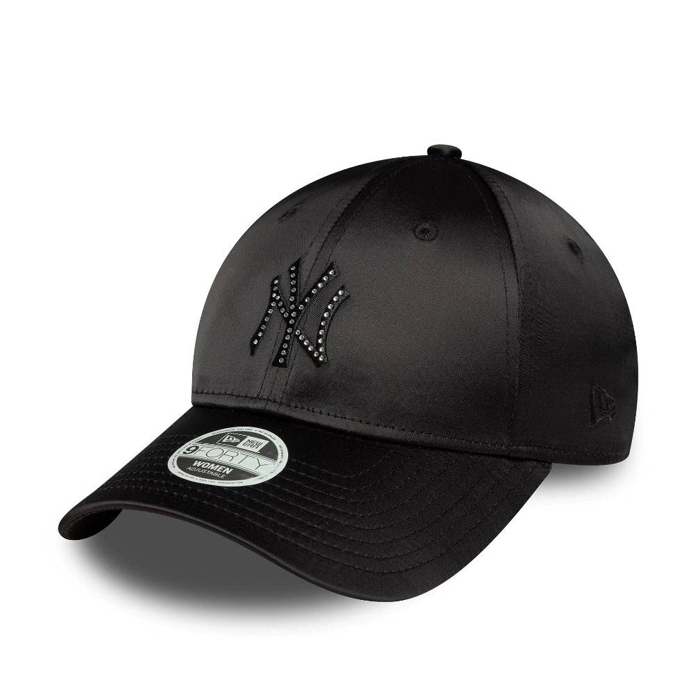 NEW ERA WMNS SATIN RHINESTONE 9FORTY NEW YORK YANKEES ADJUSTABLE CAP