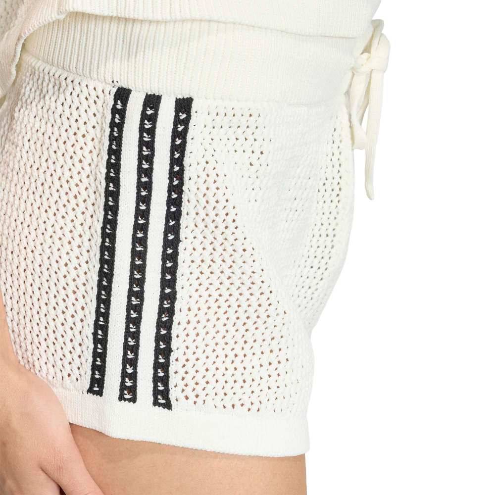 ADIDAS ORIGINALS KNITTED CROCHET SHORTS