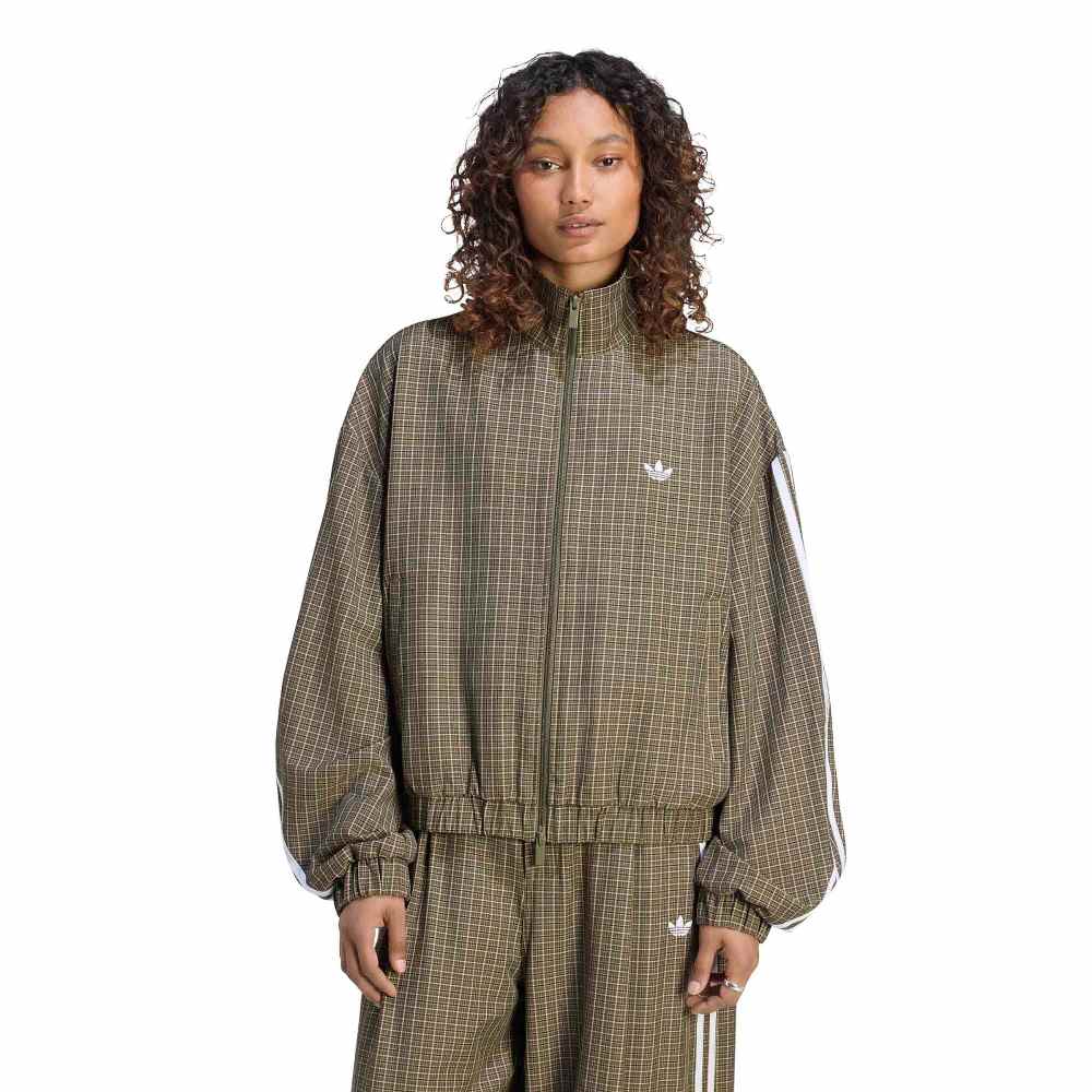 ADIDAS ORIGINALS BADIGIRL CHECKS TRACK TOP