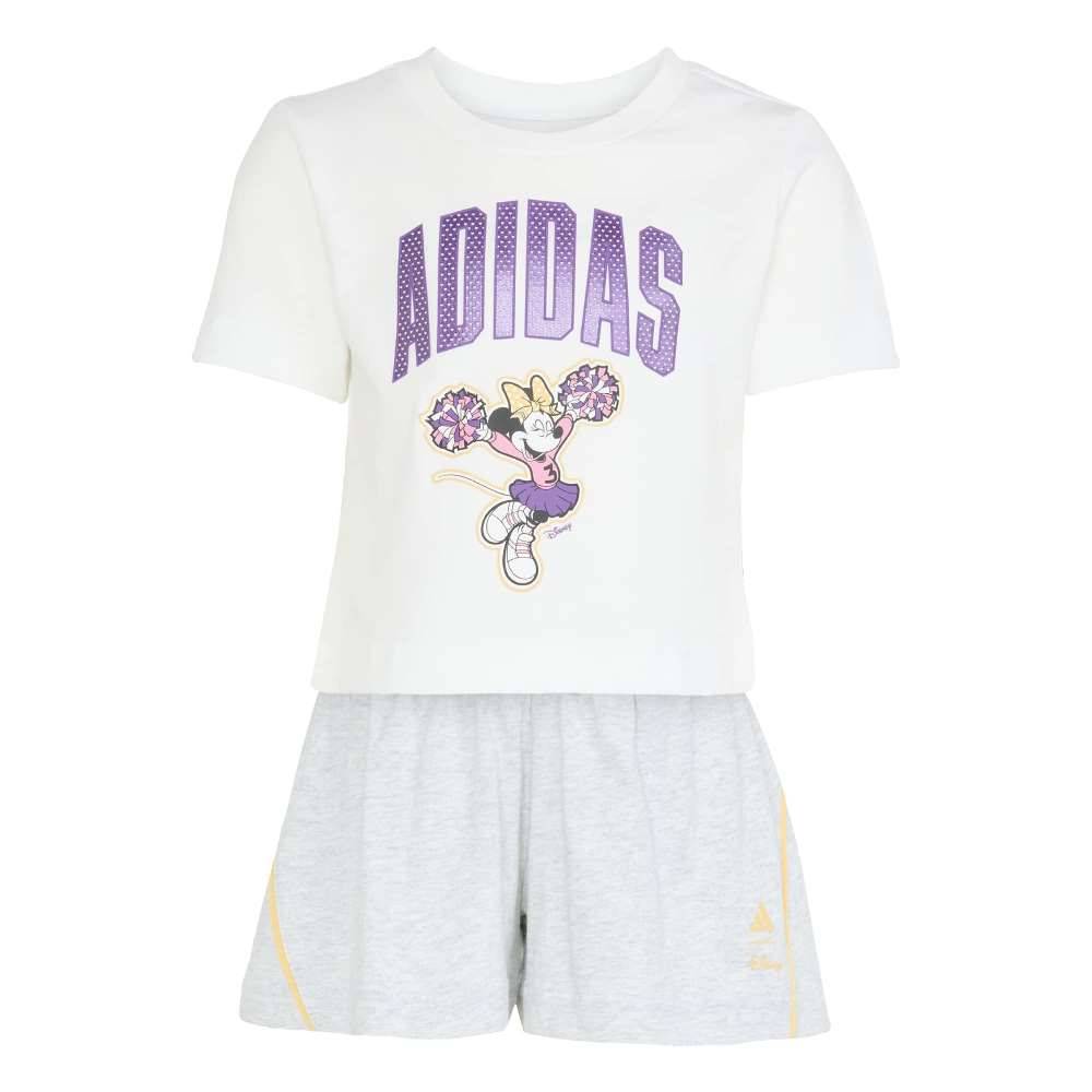 ADIDAS LITTLE GIRLS DISNEY MINNIE MOUSE T-SHIRT SET