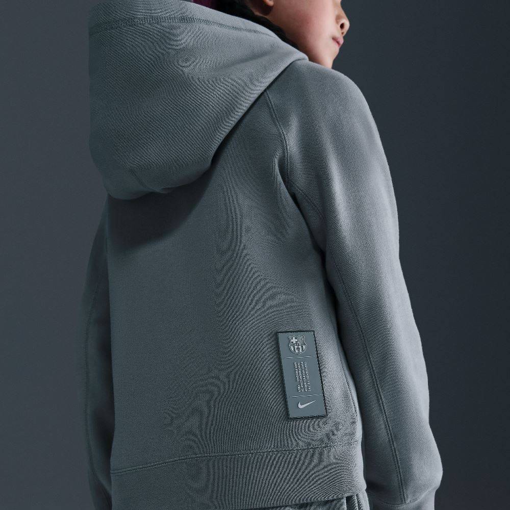 NIKE BARCELONA NSW KIDS AIR PULLOVER HOODIE