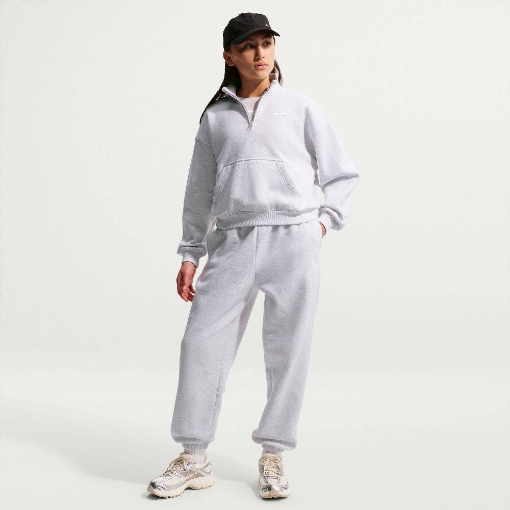 NIKE STUDIO GIRLS OVERSIZED 1/4 ZIP TOP