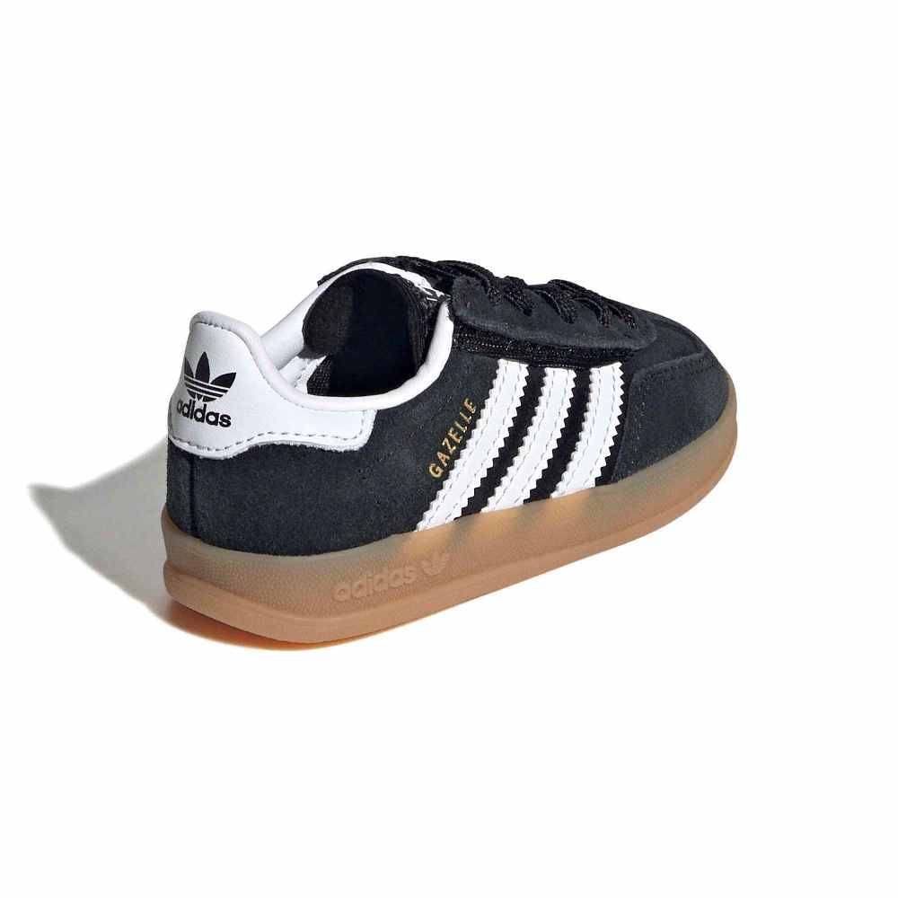 ADIDAS ORIGINALS INFANT GAZELLE INDOOR COMFORT CLOSURE ELASTIC LACE SHOES