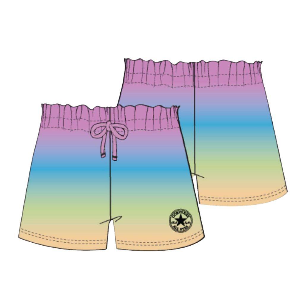 CONVERSE GIRLS PRINTED PAPER BAG SHORT