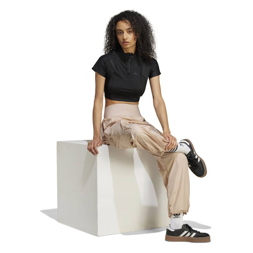 ADIDAS ORIGINALS ZIP UP CROP TOP
