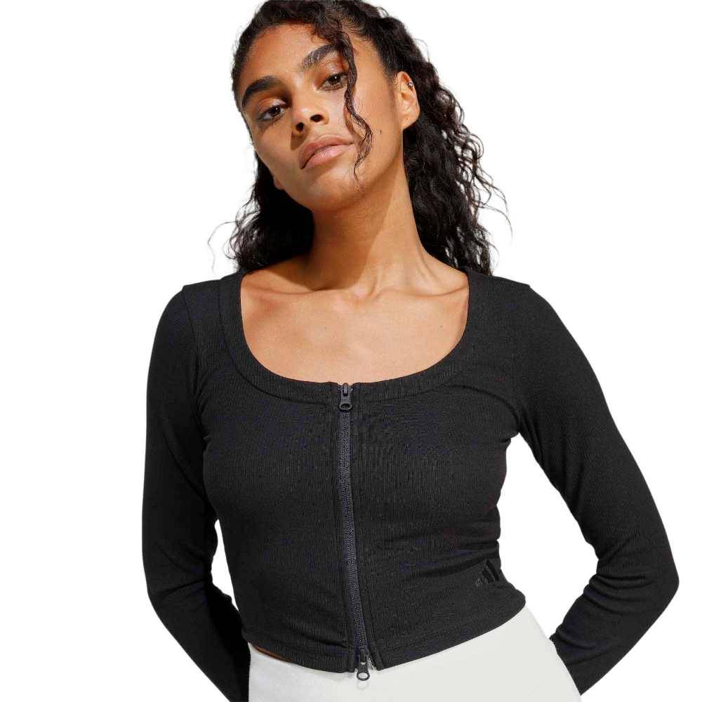 ADIDAS SEASONAL ESSENTIALS RIB CARDIGAN